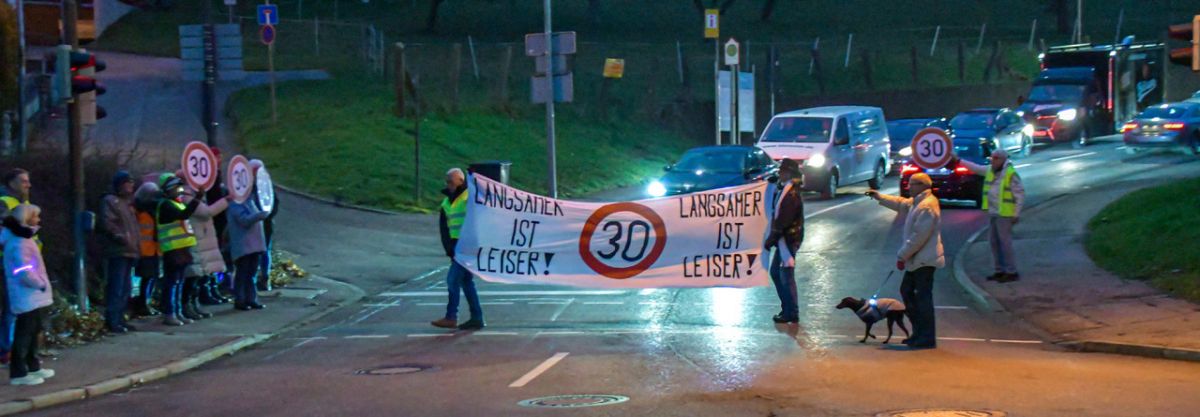 Wir fordern Tempo 30 auf den Durchgangsstraßen